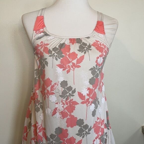 Body Touch Floral Pink Racerback Tank Top (Size: Medium) - Picture 7 of 12